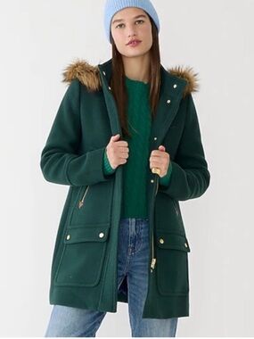 J Crew Chateau parka in Italian stadium-cloth wool
Excellent Condition/ like new